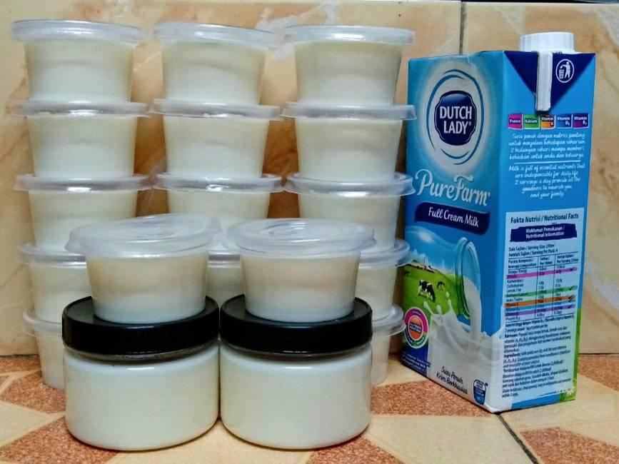 Cara Buat Dadih Susu Full Cream Yang Sedap Berkhasiat 