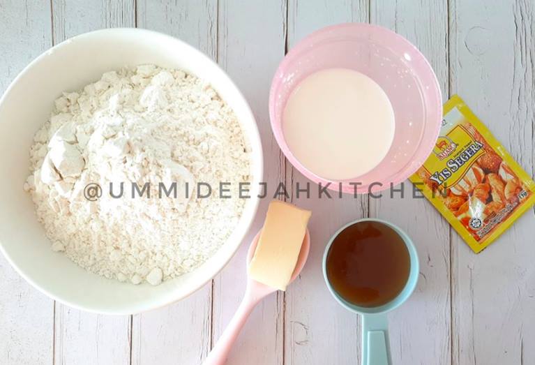 Resepi Roti Tawar Gebu Tanpa Telur & Tak Perlu Guna Mixer 