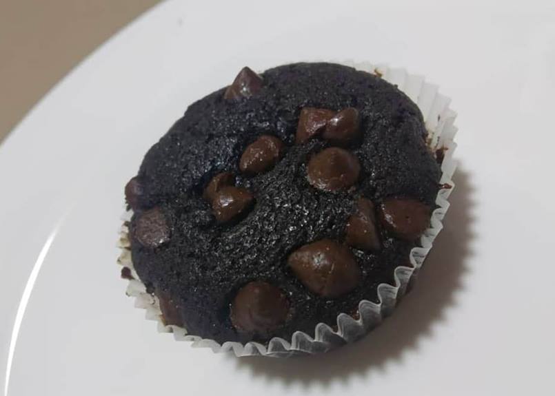 Resipi Muffin Larva Coklat Cadbury Tak Perlu Pakai Mixer 