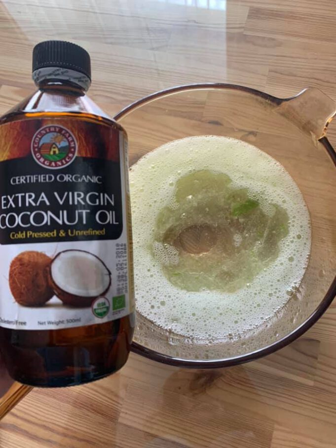 cara buat minyak kelapa dara